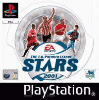 FA Premier League Stars 2001 PAL Playstation PAL box art